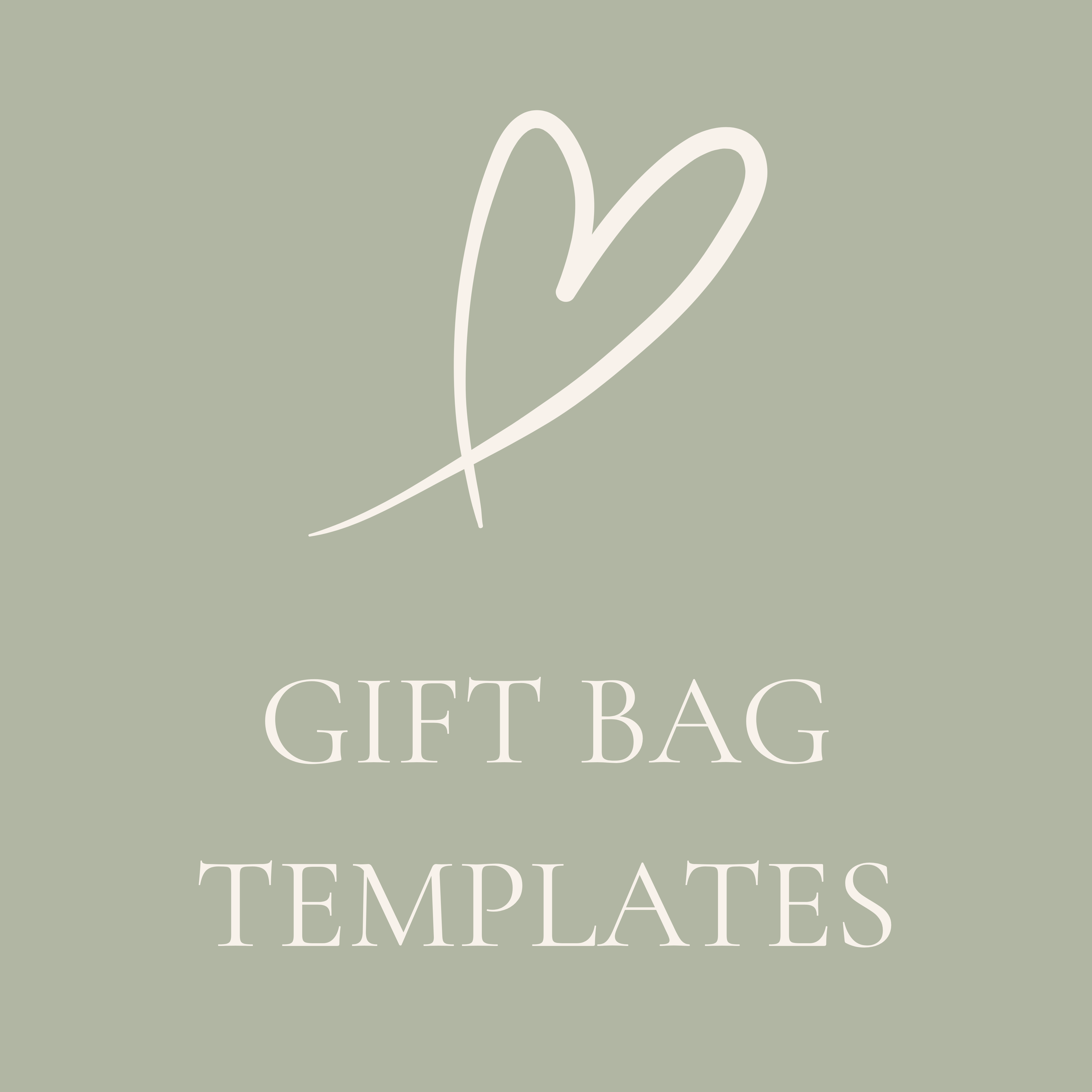 Gift Bag Templates