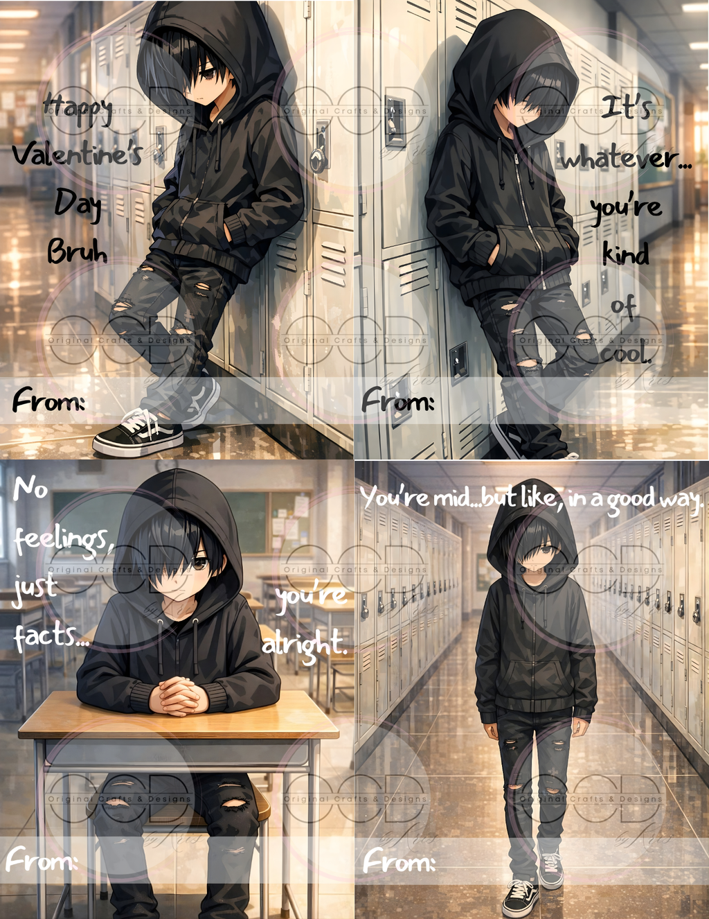 Valentine Exchange - Happy Valentine's Day Bruh (Complexion 2) Set