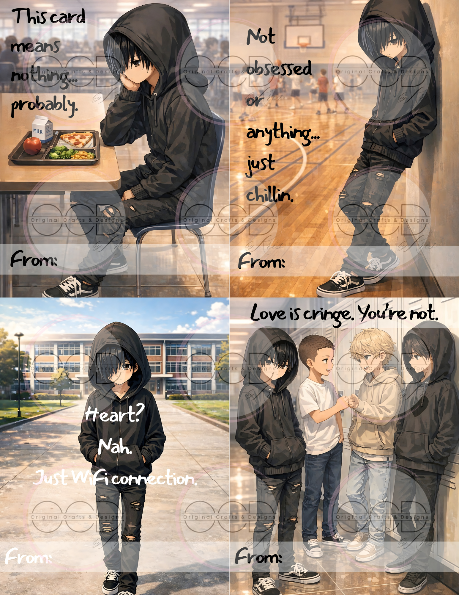 Valentine Exchange - Happy Valentine's Day Bruh (Complexion 2) Set