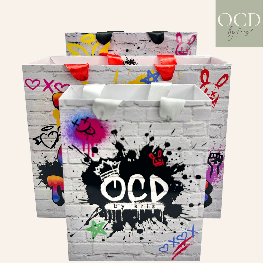 Medium Gift Bag Template - 8 1/4"(L) x 3 7/8"(W) x 6 7/8"(H)