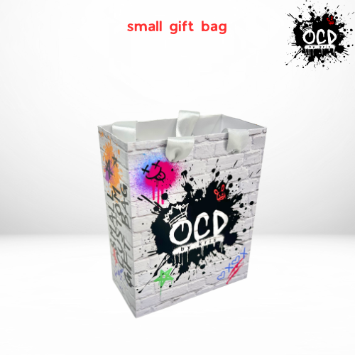 Small Gift Bag Template - 4 7/8"(L) x 2 1/2"(W) x 6 1/8"(H)