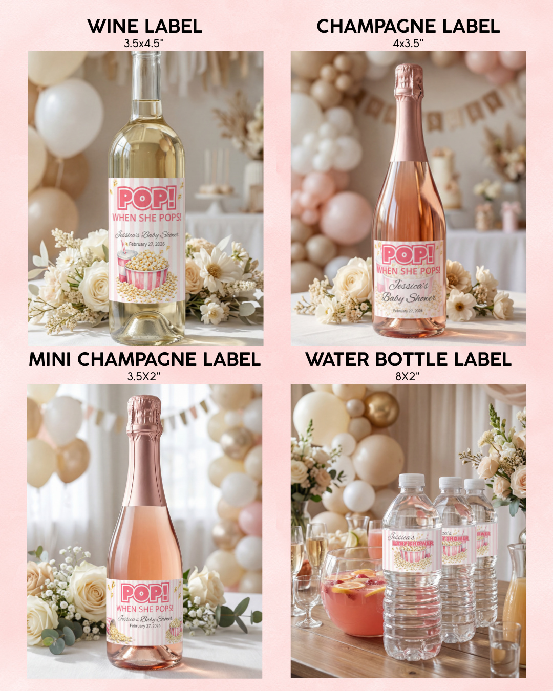 Ready to Pop Baby Shower Bundle - Girl